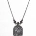 Buy Oxidized Silver Traditional Pendant with long Chain