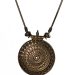 Buy Antique Brass Oxidized Chakra Pendant with long Chain